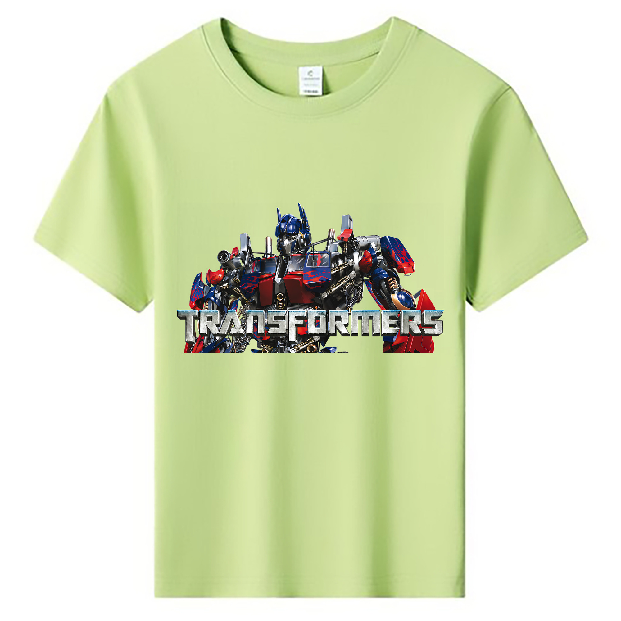 （画像用） Transformers トランスフォーマー 綿100％キッズTシャツ（フロントプリント）